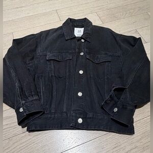 Pull&Bear Black Denim Jacket